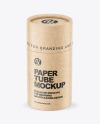 Kraft Paper Tube Mockup