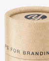 Kraft Paper Tube Mockup