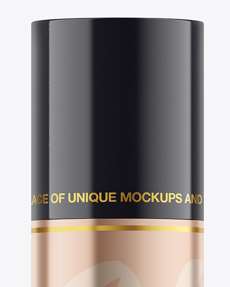 Metallic Lip Balm Tube Mockup