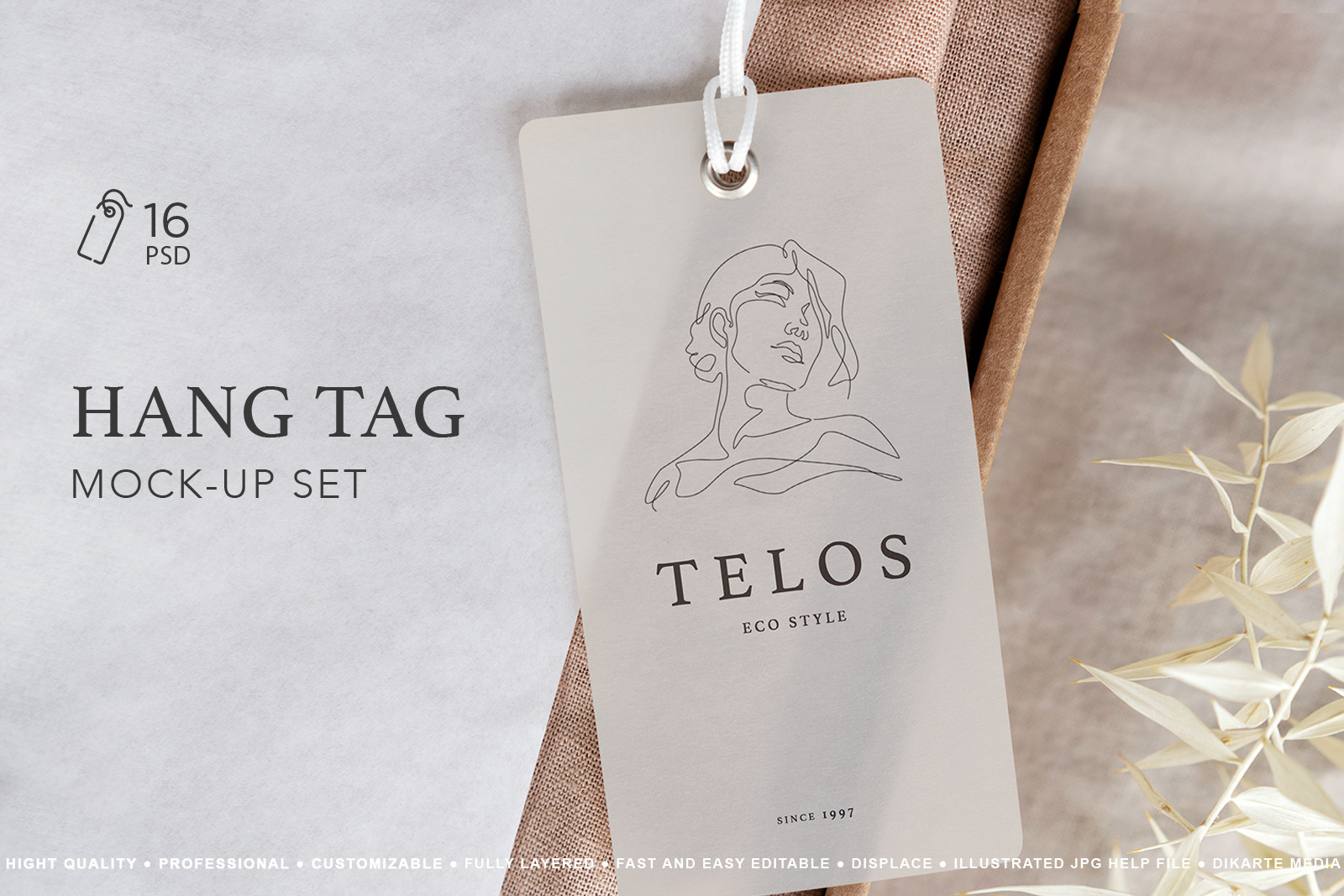 Hang Tag Mock-Up Set