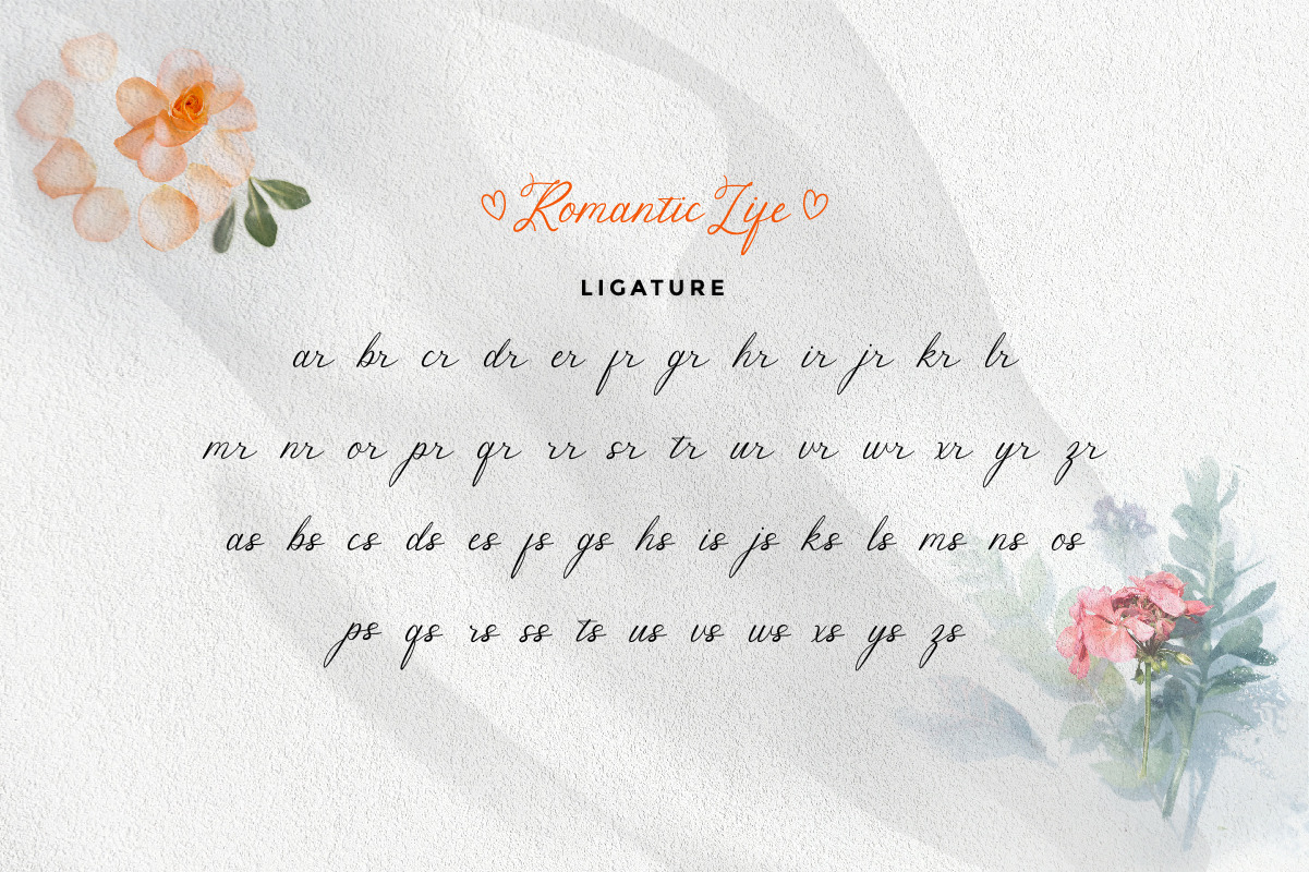 Romantic Life Handwriting Font