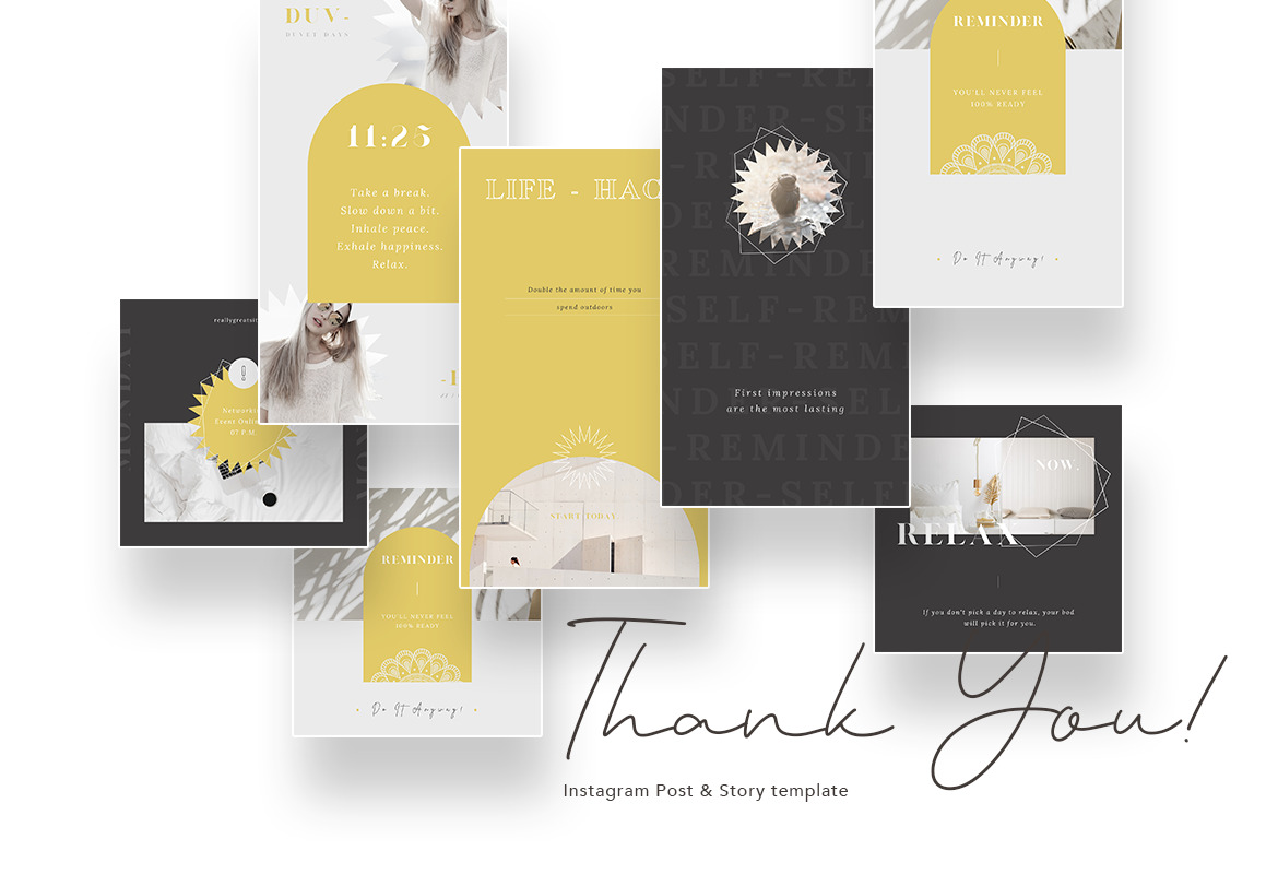 Elegant Minimalist Instagram Reminder Canva