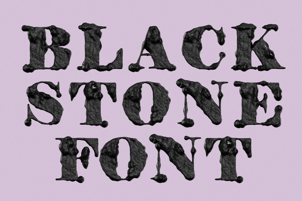 Black Stone Font