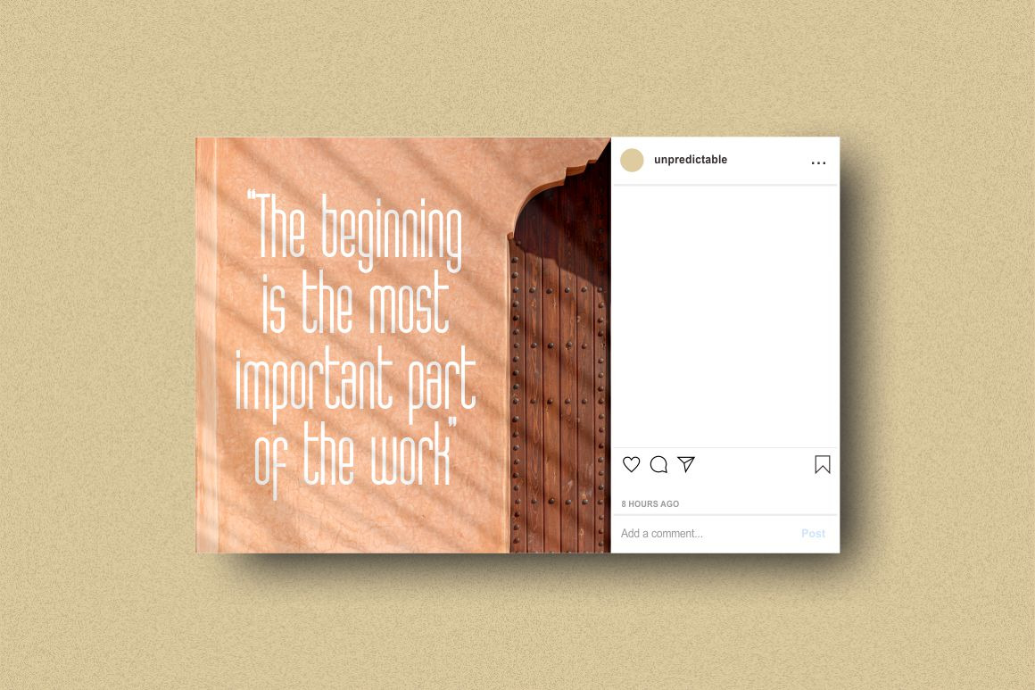 Unpredictable - Display Sans Font Unpredictable - Display Sans Font