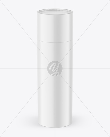 Matte Paper Tube Mockup