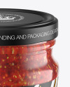 Glass Jar With Chili Sauce Mockup