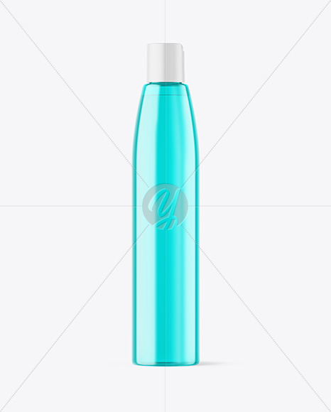 Color Plastic Bottle Mockup