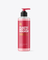 500ml Liquid Soap Cosmetic Bottle with Pump Mockup 500ml Liquid Soap Cosmetic Bottle with Pump Mockup