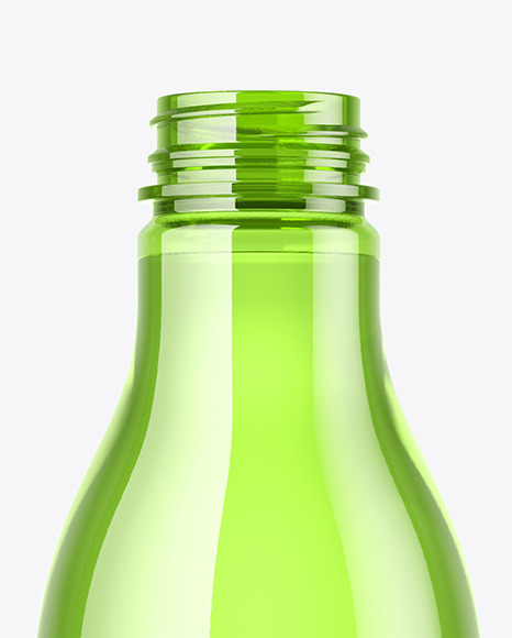 Colored Plastic Bottle Mockup