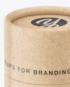 Kraft Paper Tube Mockup