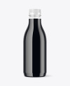 Clear Plastic Bottle with Dark Drink Mockup