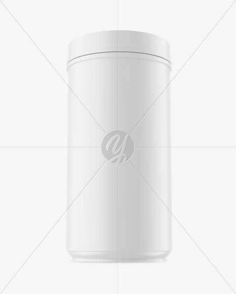 Matte Plastic Jar Mockup