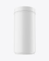 Matte Plastic Jar Mockup
