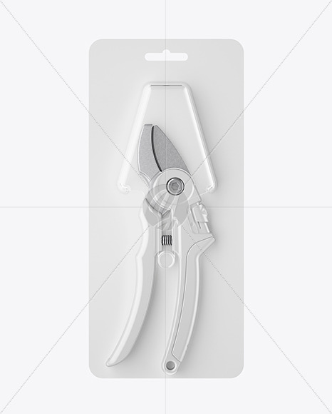Pruning Shears Mockup - Front View