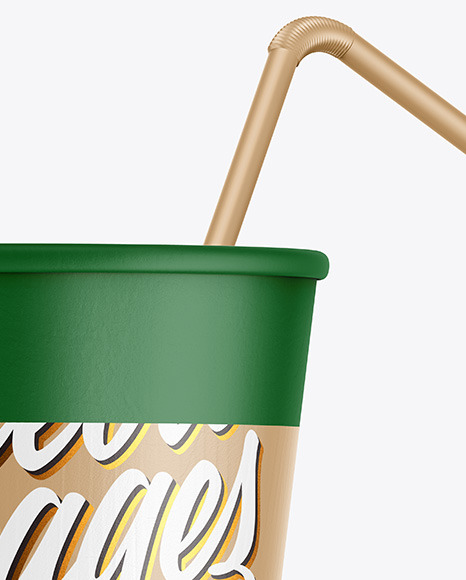 Paper Coffee Cup w/ Holder Mockup