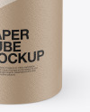 Textured Paper Tube Mockup