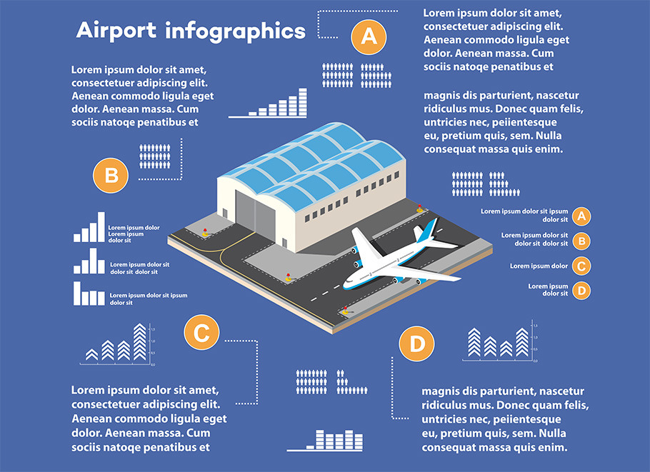 Isometric Infographics Set