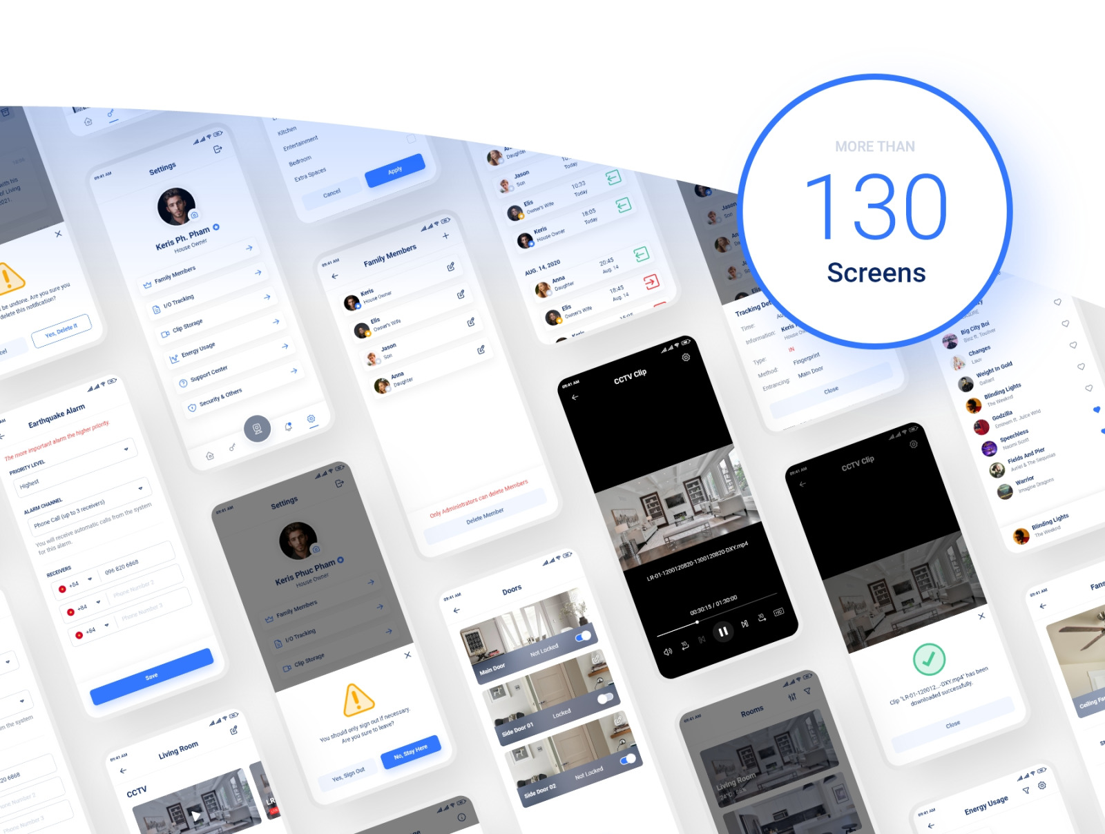 SSHome Version 2.0 - Mobile App UI Kit