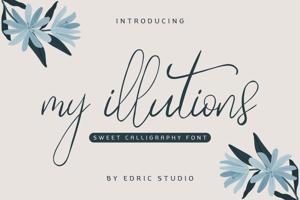 My Illutions Calligraphy Font My Illutions Calligraphy Font
