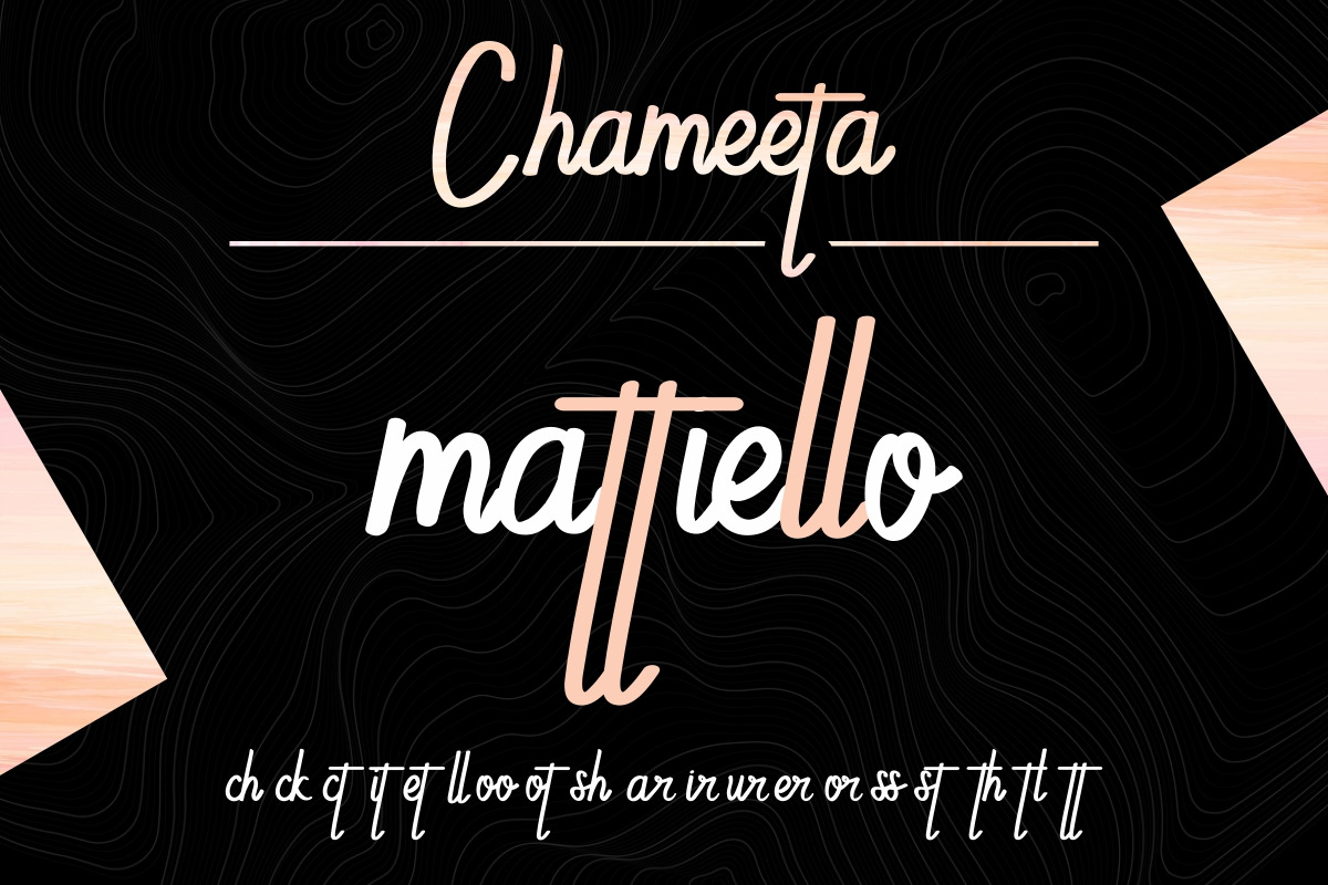 Chameeta Handwritten Font Chameeta Handwritten Font