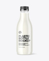 Clear Plastic Milk Bottle Mockup