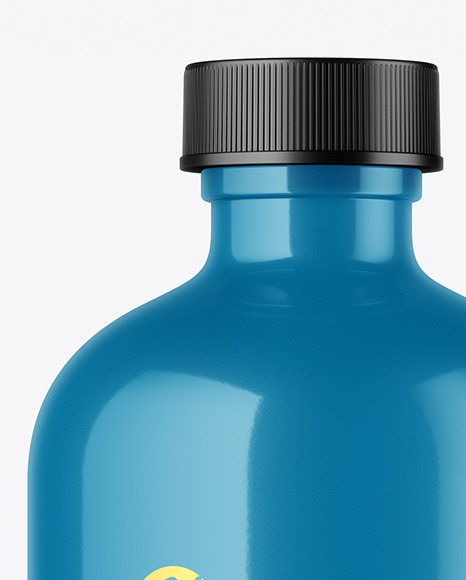 Glossy Bottle Mockup