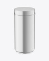 Metallic Plastic Jar Mockup