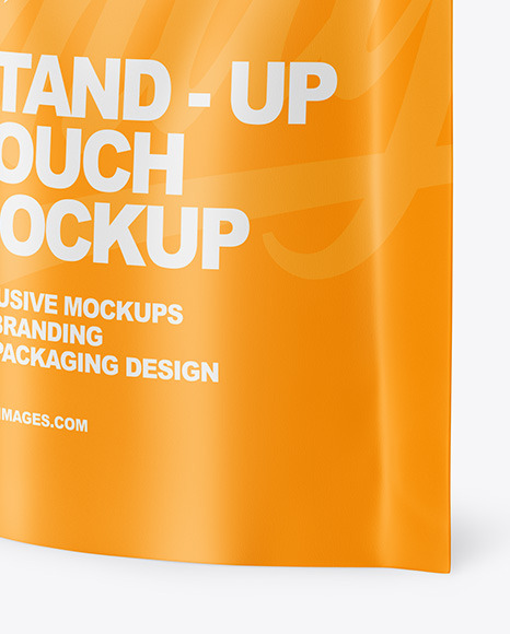 Matte Stand-up Pouch Mockup