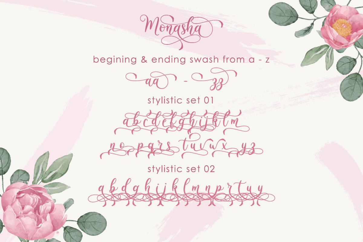 Monasha | Beauty Calligraphy