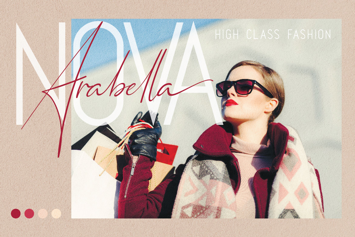 Qiara Collections Font Duo Qiara Collections Font Duo
