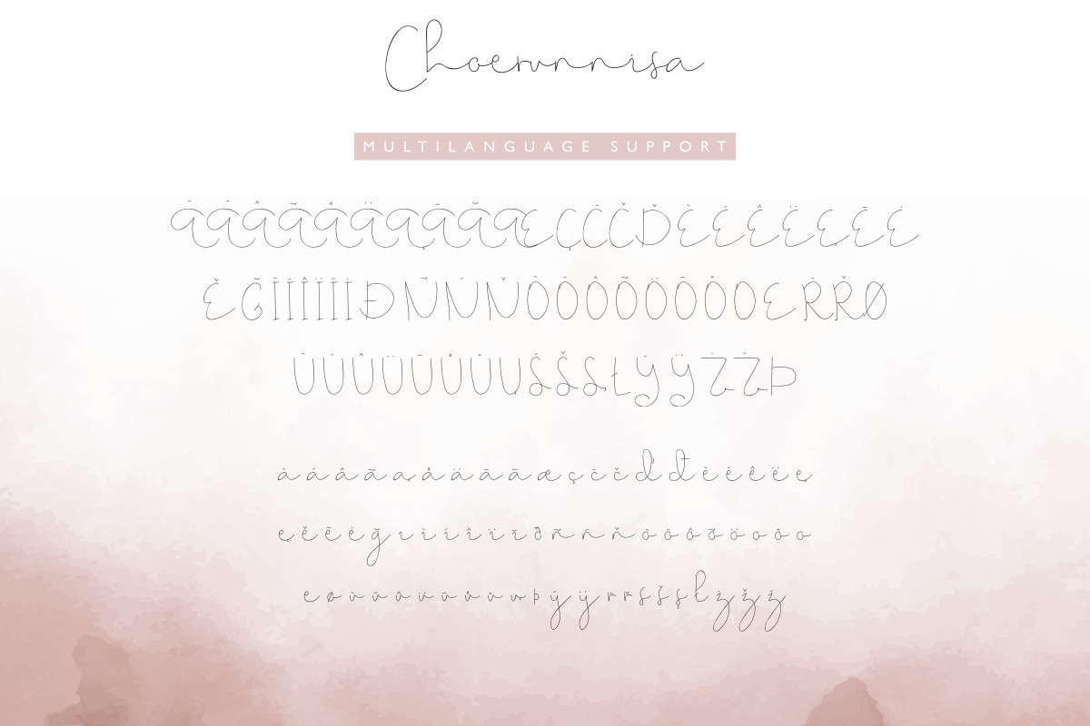 Choerunnisa Signature Font