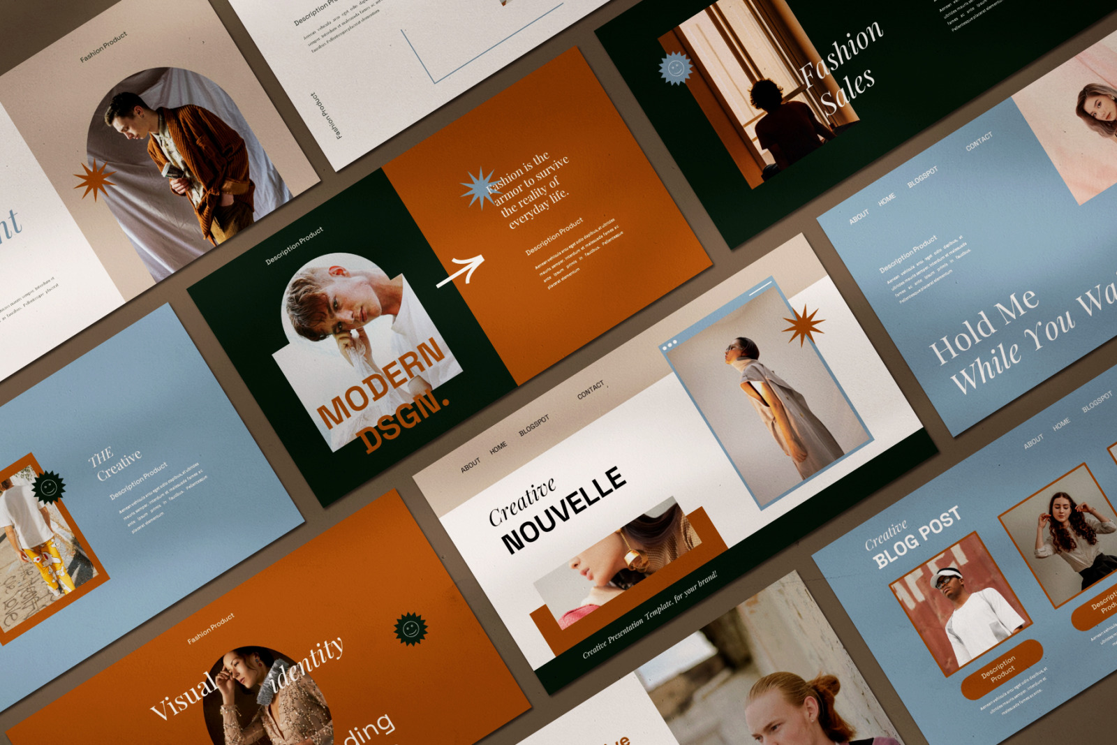 NOUVELLE Bundle Pack Presentation Template