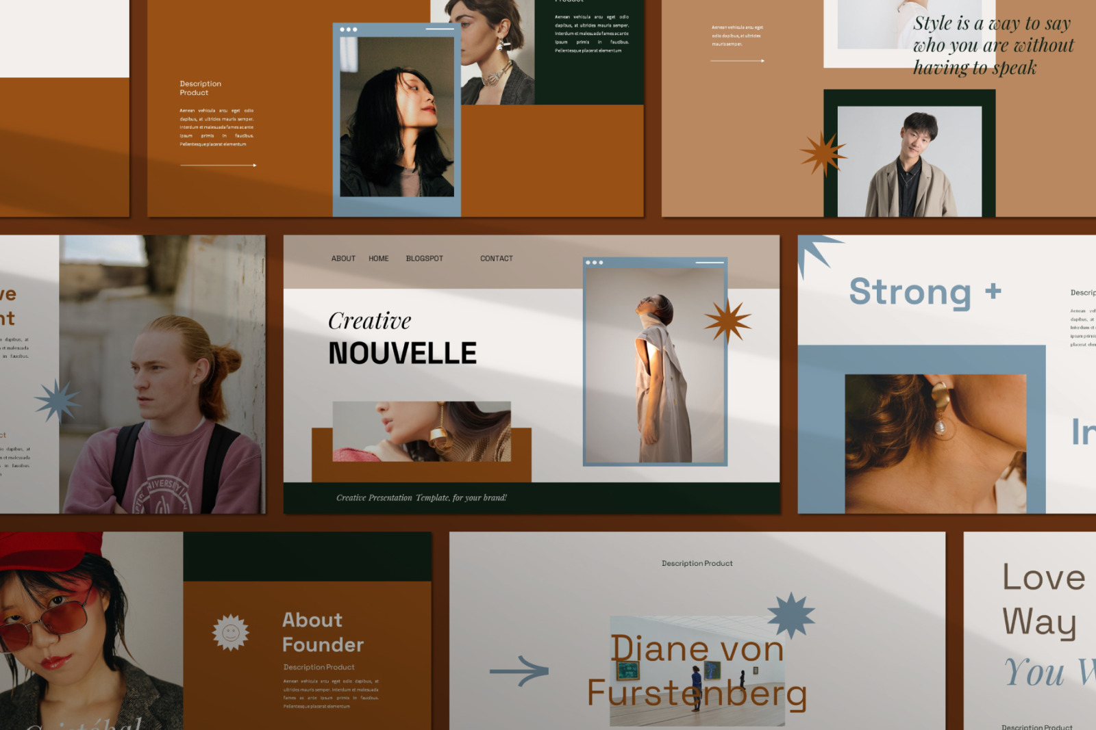NOUVELLE Bundle Pack Presentation Template NOUVELLE Bundle Pack Presentation Template