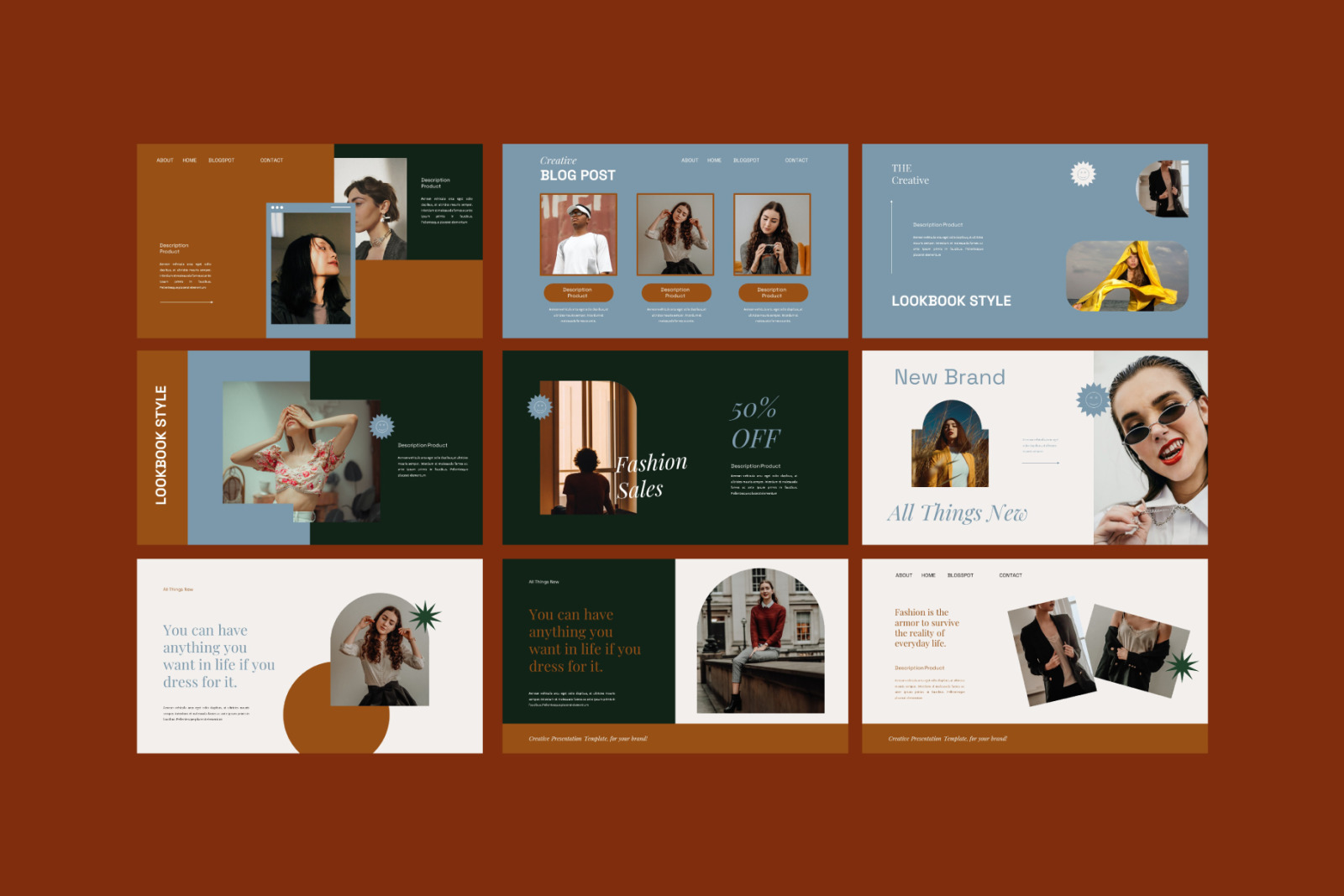 NOUVELLE Bundle Pack Presentation Template NOUVELLE Bundle Pack Presentation Template