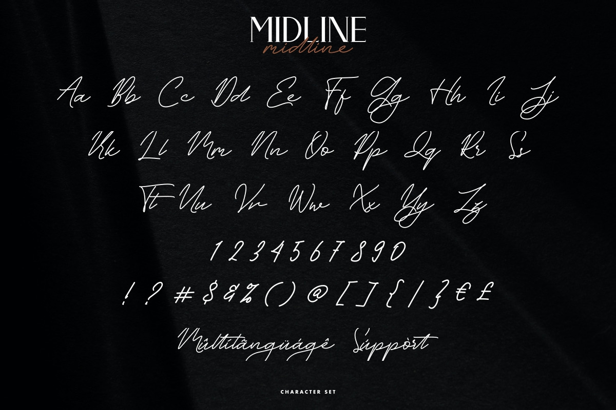 Midline Font Duo Midline Font Duo