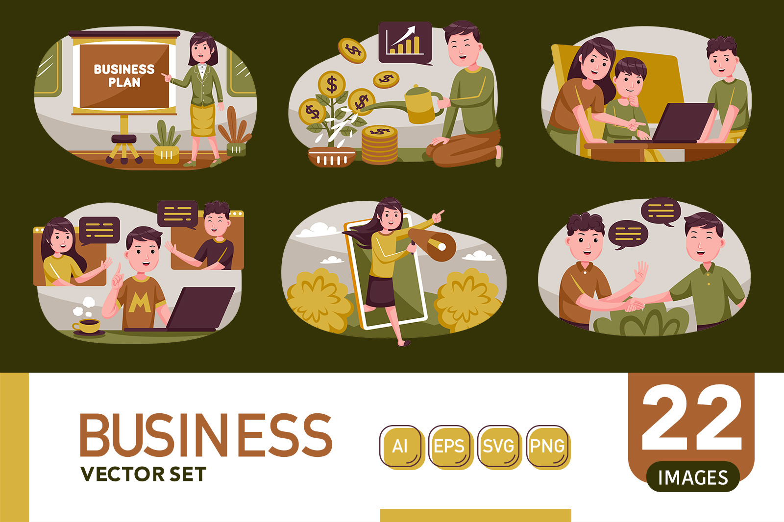 Business Vector Set Business Vector Set