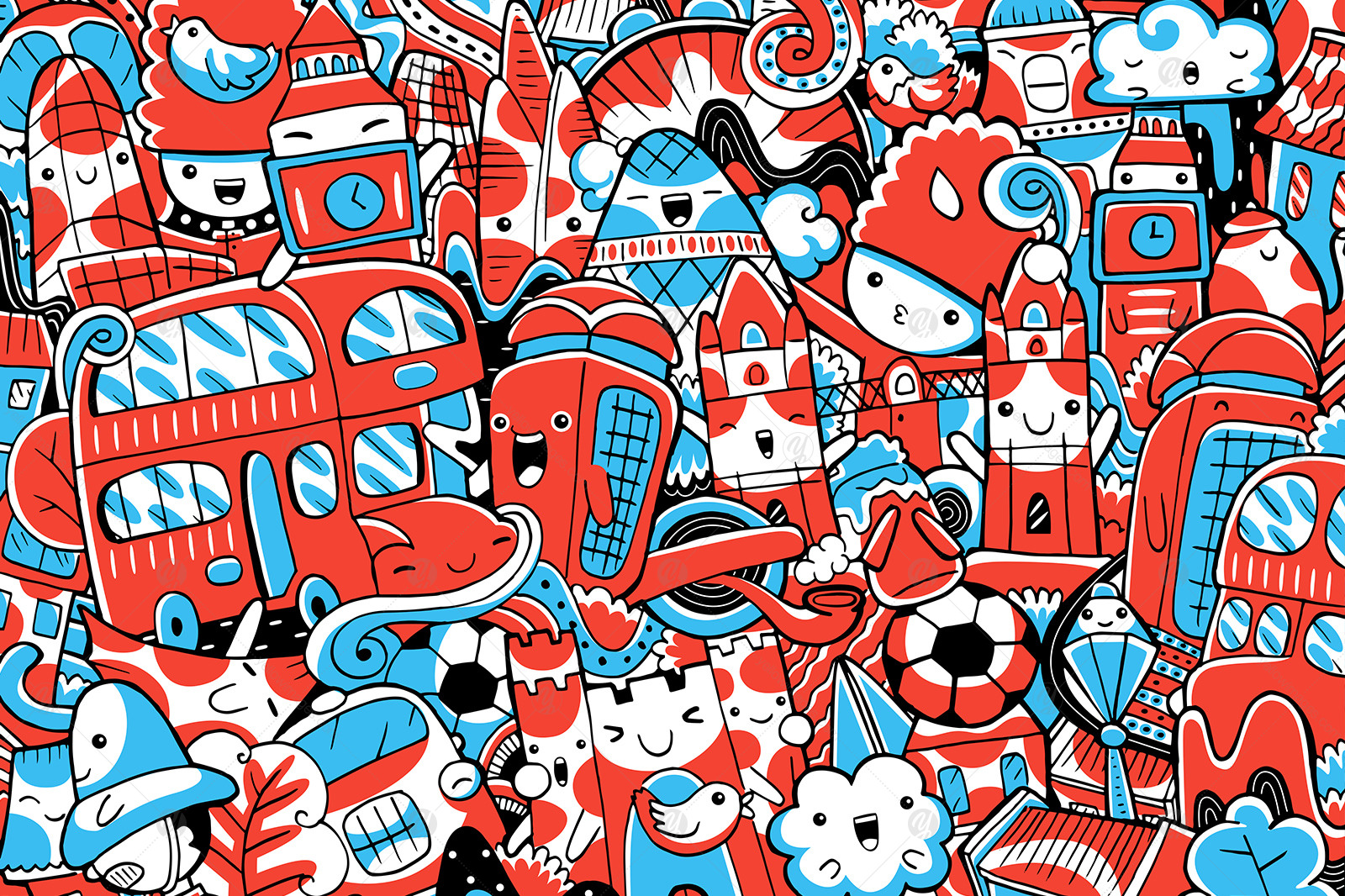 Cityscape Vector Set Cityscape Vector Set