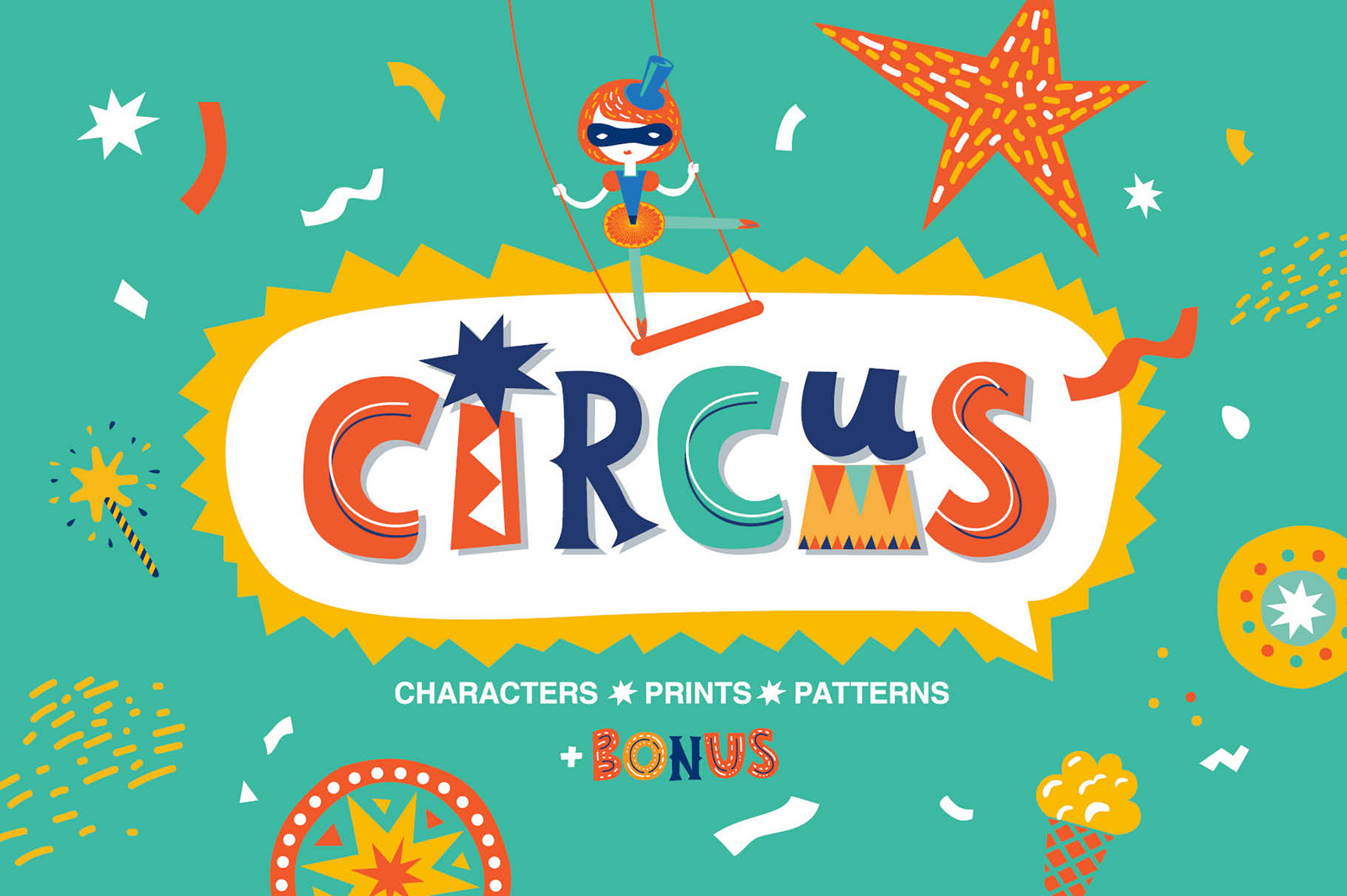 CIRCUS. Graphic set CIRCUS. Graphic set