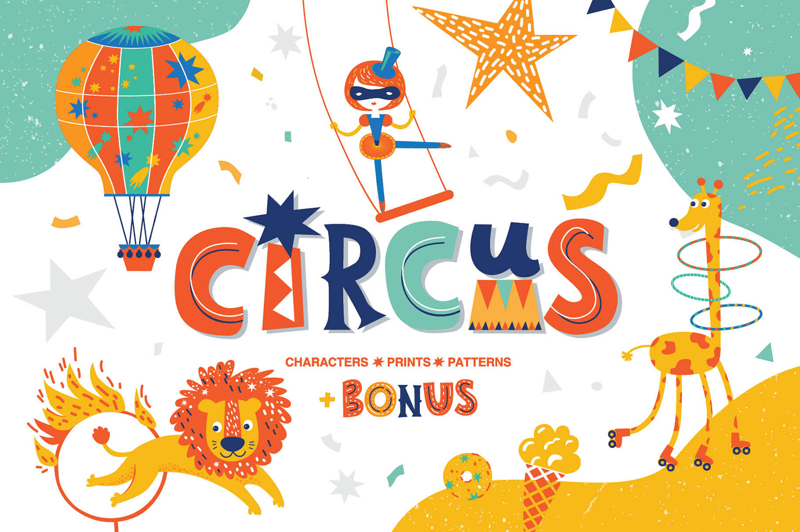 CIRCUS. Graphic set CIRCUS. Graphic set