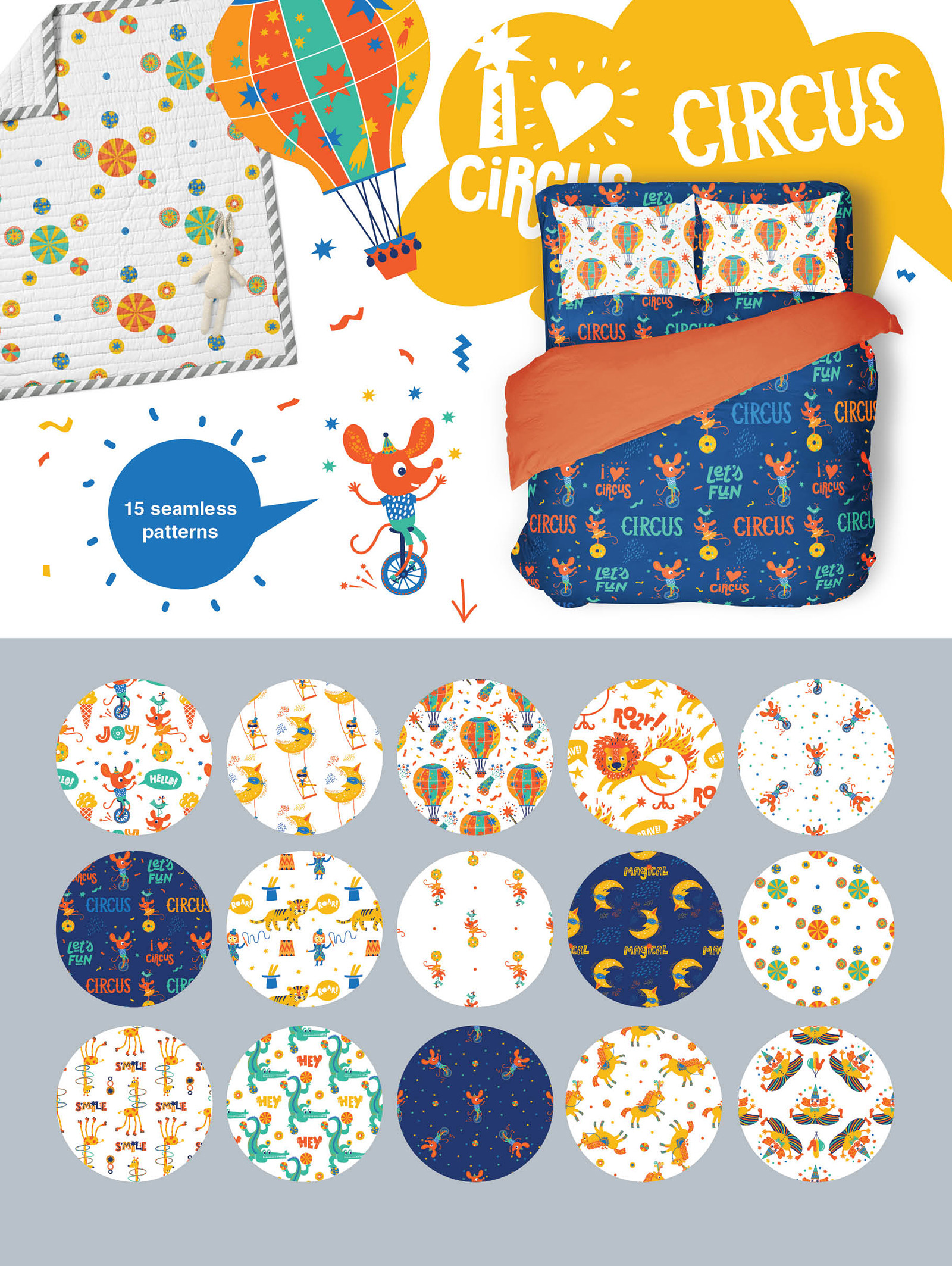 CIRCUS. Graphic set CIRCUS. Graphic set
