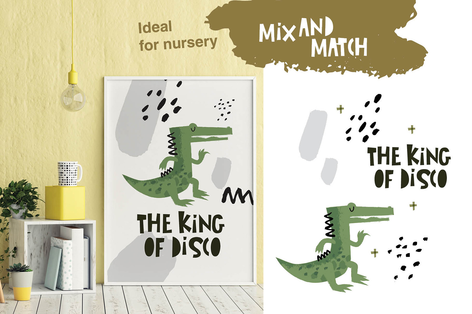 Dancing animals. Graphic set Dancing animals. Graphic set