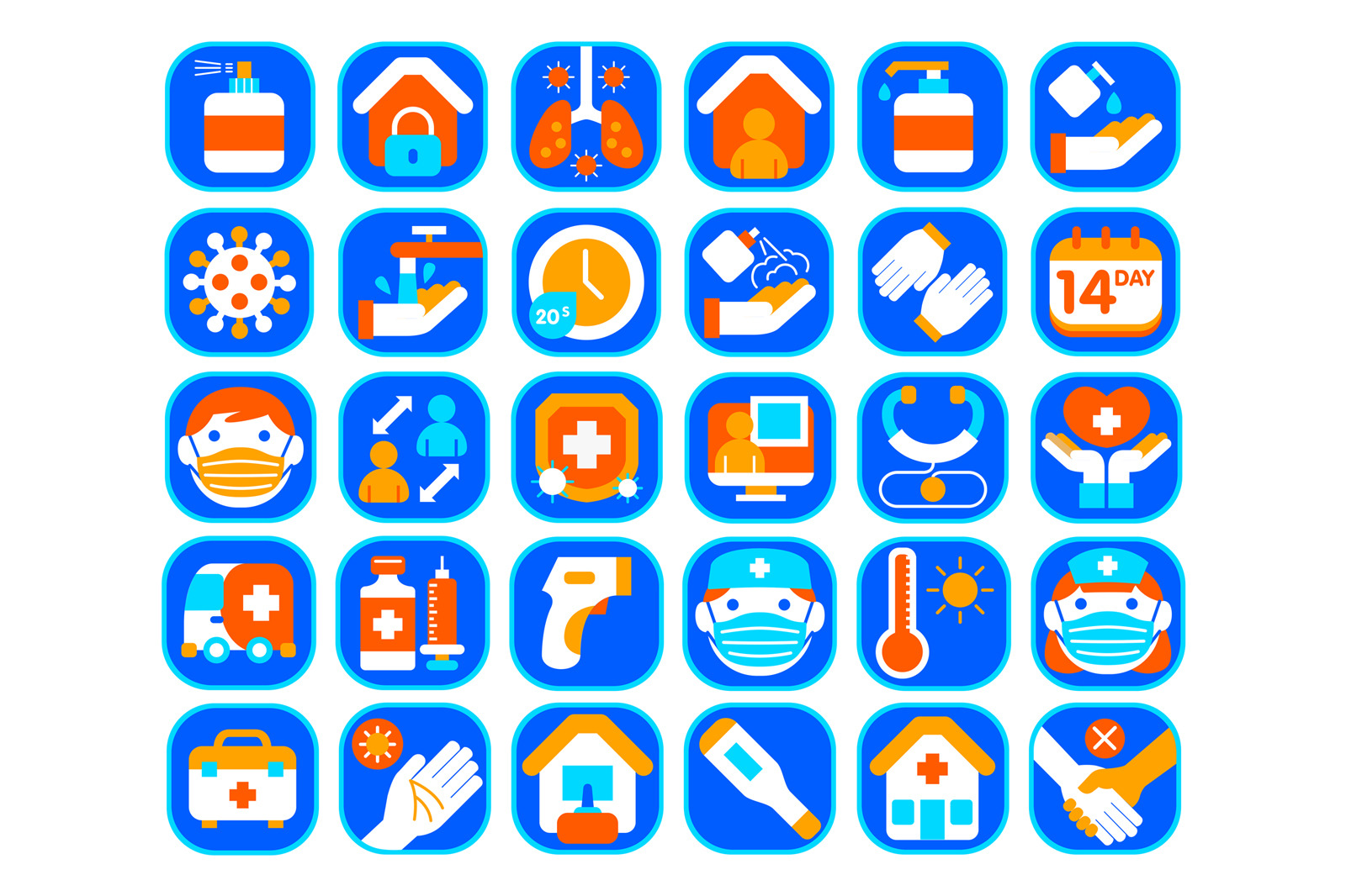 Covid-19 Icon Pack