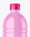 Glossy Plastic Bottle Mockup