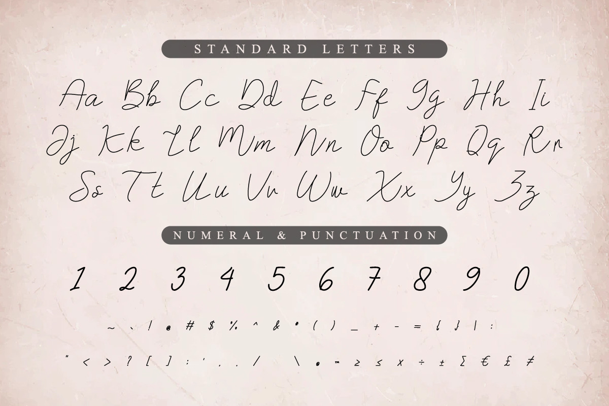 Qiano Monoline Handwritten Font