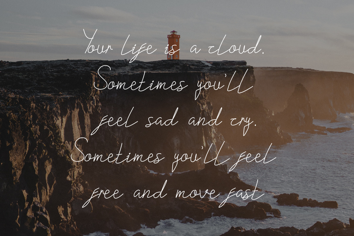 Nikeisha Cursive Handwriting Font Nikeisha Cursive Handwriting Font