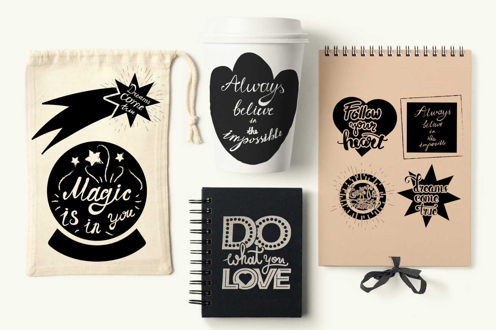 80% OFF 50 Positive Handdrawn Quotes