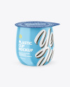 Glossy Yogurt Cup Mockup