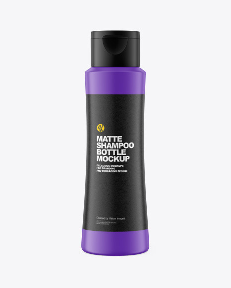 Matte Shampoo Bottle Mockup