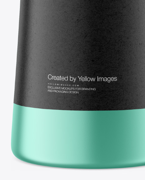 Metallic Shampoo Bottle Mockup