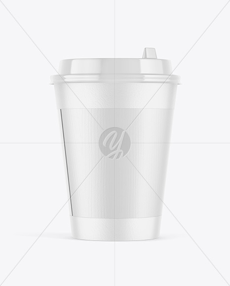 Paper Coffee Cup w/ Holder Mockup